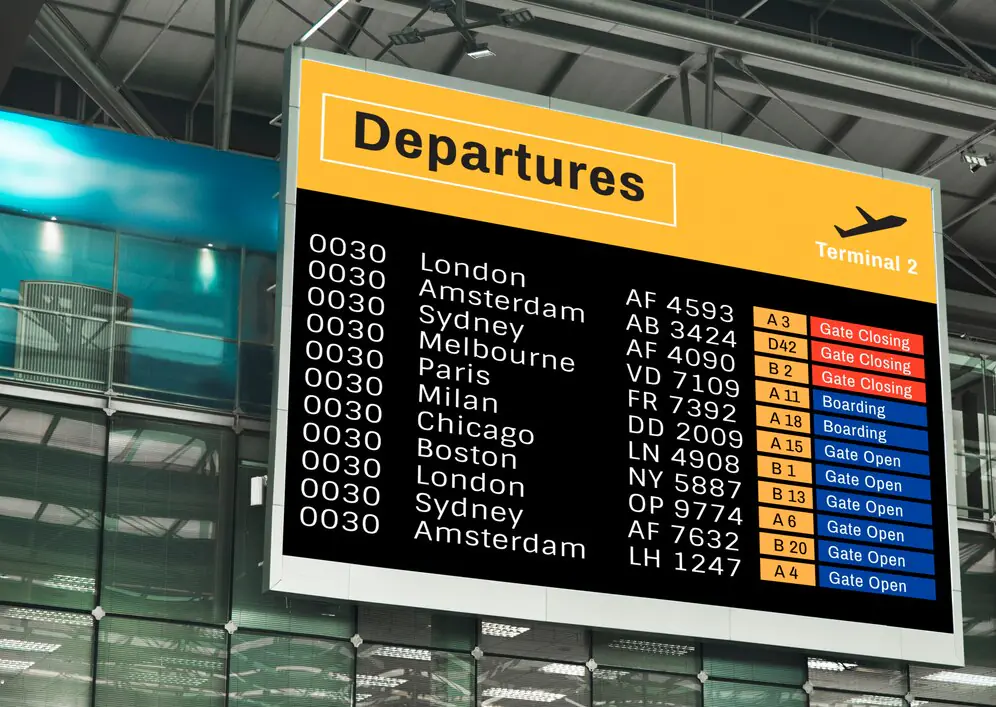The Evolution of Digital Signage Solutions in Airports