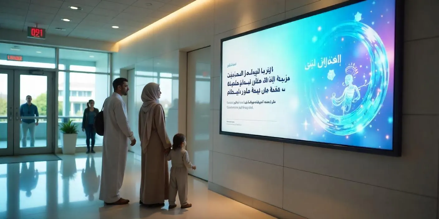 enhanced patient communication Riyadh, healthcare communication solutions Saudi Arabia, patient experience improvement Saudi, hospital communication system Riyadh, digital healthcare experience Riyadh, AI in healthcare Saudi Arabia, smart hospital technology Riyadh, patient engagement tools Saudi, welcoming hospital environment Saudi Arabia, healthcare digital signage Riyadh, improve clinic communication Saudi, medical communication system Riyadh, healthcare innovation in Saudi Arabia, modern healthcare technology Riyadh, Saudi hospital patient satisfaction, hospital branding solutions Saudi Arabia, communication tools for hospitals Saudi, patient-first experience Riyadh, clinic automation Saudi Arabia, digital transformation in healthcare Riyadh,