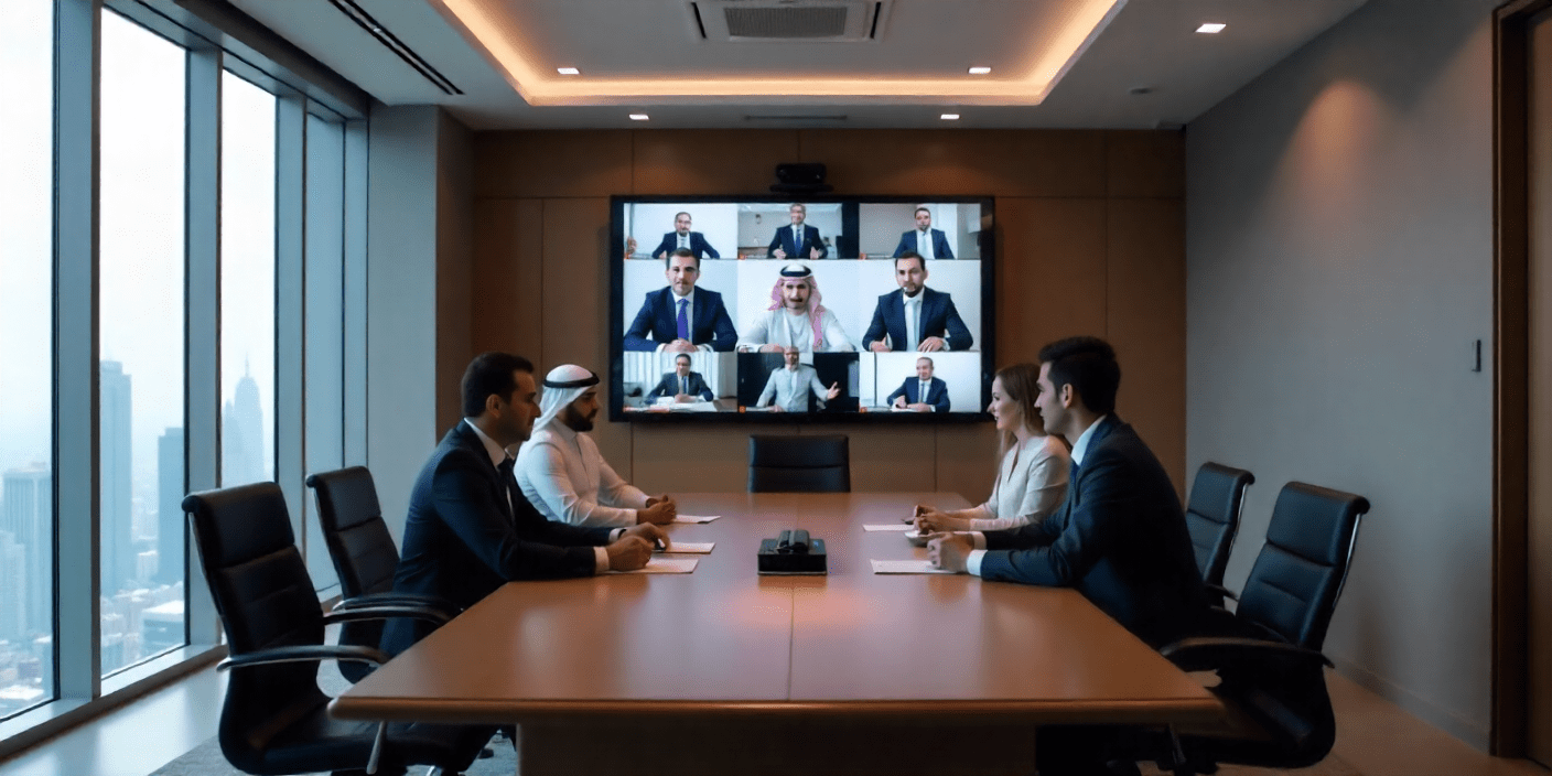 conference room solutions Meeting room solutions Conference room technology Smart meeting rooms Video conferencing solutions Meeting room systems Collaborative meeting solutions Meeting room management systems Interactive meeting room solutions Smart conference room systems Meeting room audio-visual systems Meeting room control systems Digital screen for meeting rooms Corporate meeting room solutions Meeting room solutions for remote teams Virtual meeting room solutions Meeting room solutions in Riyadh Conference room solutions in Jeddah Meeting room systems in Al-Khobar Video conferencing solutions in Makkah Smart meeting rooms in Riyadh Meeting room management in Jeddah AV integration for meeting rooms in Makkah