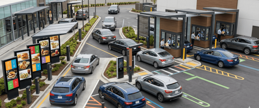 Drive-thru | Drive-thru SOLUTION | Drive-thru solution in UAE | Drive-thru solution in Saudi