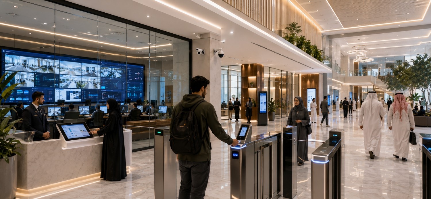 Digital Signage Healthcare, Patient Communication, Hospital Wayfinding, Smart Healthcare Solutions, Healthcare Digital Transformation, Patient Engagement, Healthcare Technology MENA, AI Digital Signage, FAMA Technologies, Infinite Digital Signage