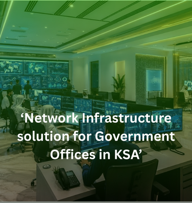 Government office network infrastructure in Saudi Arabia | Enterprise IT infrastructure for government organizations | Network security solutions for public sector | Server and storage infrastructure in Saudi Arabia | Modern government data center | Smart government office IT solutions | Enterprise networking for ministries | Network operations center in Riyadh | Secure office IT infrastructure | FAMA Technologies IT infrastructure solutions