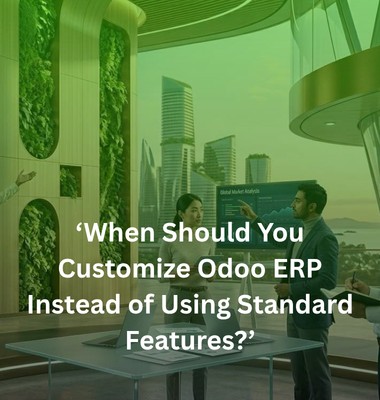 When Should You Customize Odoo ERP Instead of Using Standard Features?